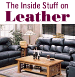 Leather sofa image